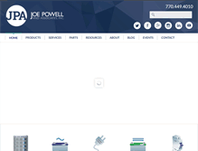 Tablet Screenshot of joepowell.com